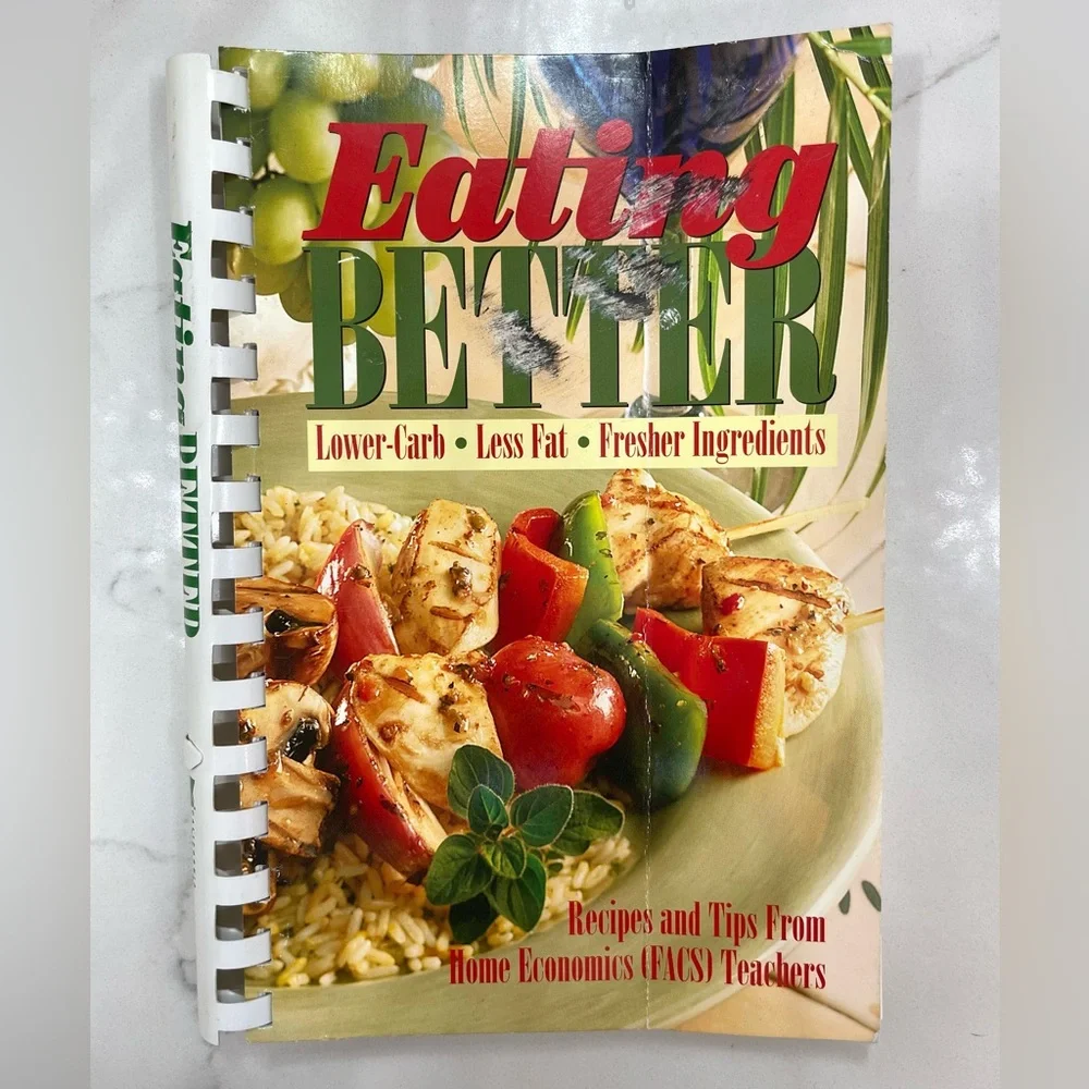 Eating Better Cookbook - Green and Red Cover